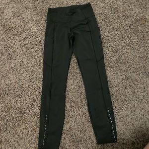 Olive green fast and free Lululemon leggings